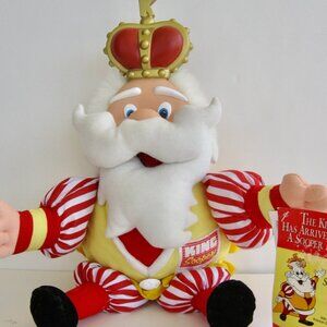 King Soopers Plush Stuffed Advertising 14" Doll Colorado Grocery Vintage 1994